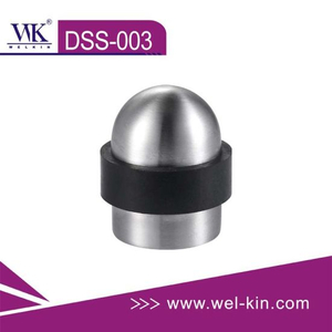 Cylindrical Floor Mounted Heavy Duty Stainless Steel Door Stoppers Hardware (DSS-003)