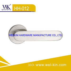 Door Hardware Stainless Steel Lever Wooden Door Handles (HH-012)