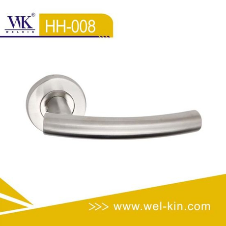 Stainless Steel Wood Door Lever Handle (HH-008)