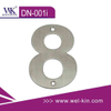 304 Stainless Steel Door Hardware Door Number Door Plate Number 8