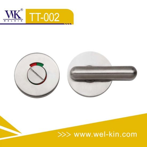 Stainless Steel Toilet Thumb Bathroom hardware Door Handle Lock TT-002