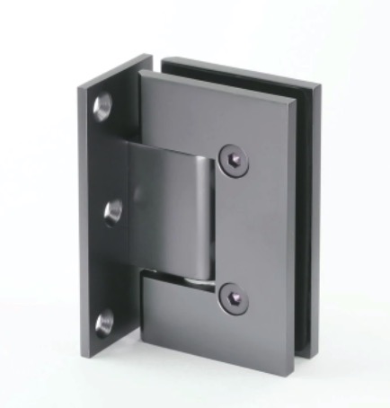 Stainless Steel 304 Wall To Glass Shower Door Hinges 90 Degree 