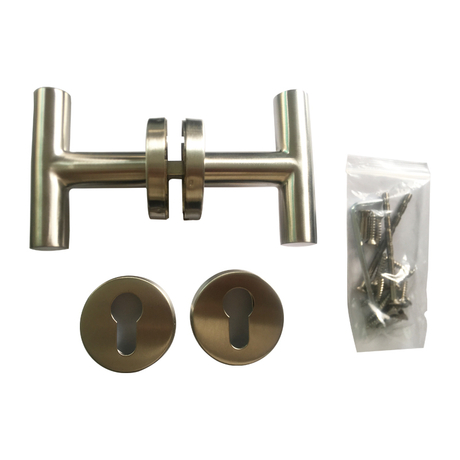 Stainless Steel T Style Tube Hollow Door Handle