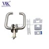Stainless Steel Latch Tubular Knob & Single Deadbolt Combination Door Locks Lockset (LS-001)